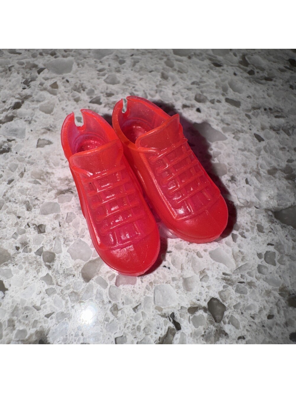 Vintage Barbie Skipper Hot Pink Jelly Slip On Sneaker Replacement Shoes